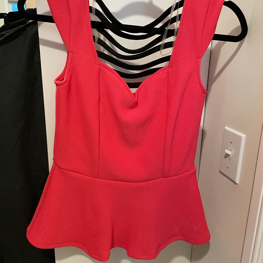 NWT - peplum tank